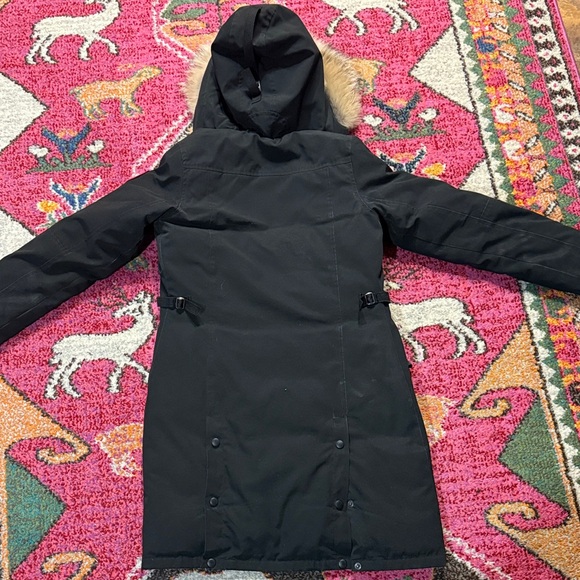 Canada Goose Kensington Parka with coyote fur Hood size XXS - Picture 16 of 16